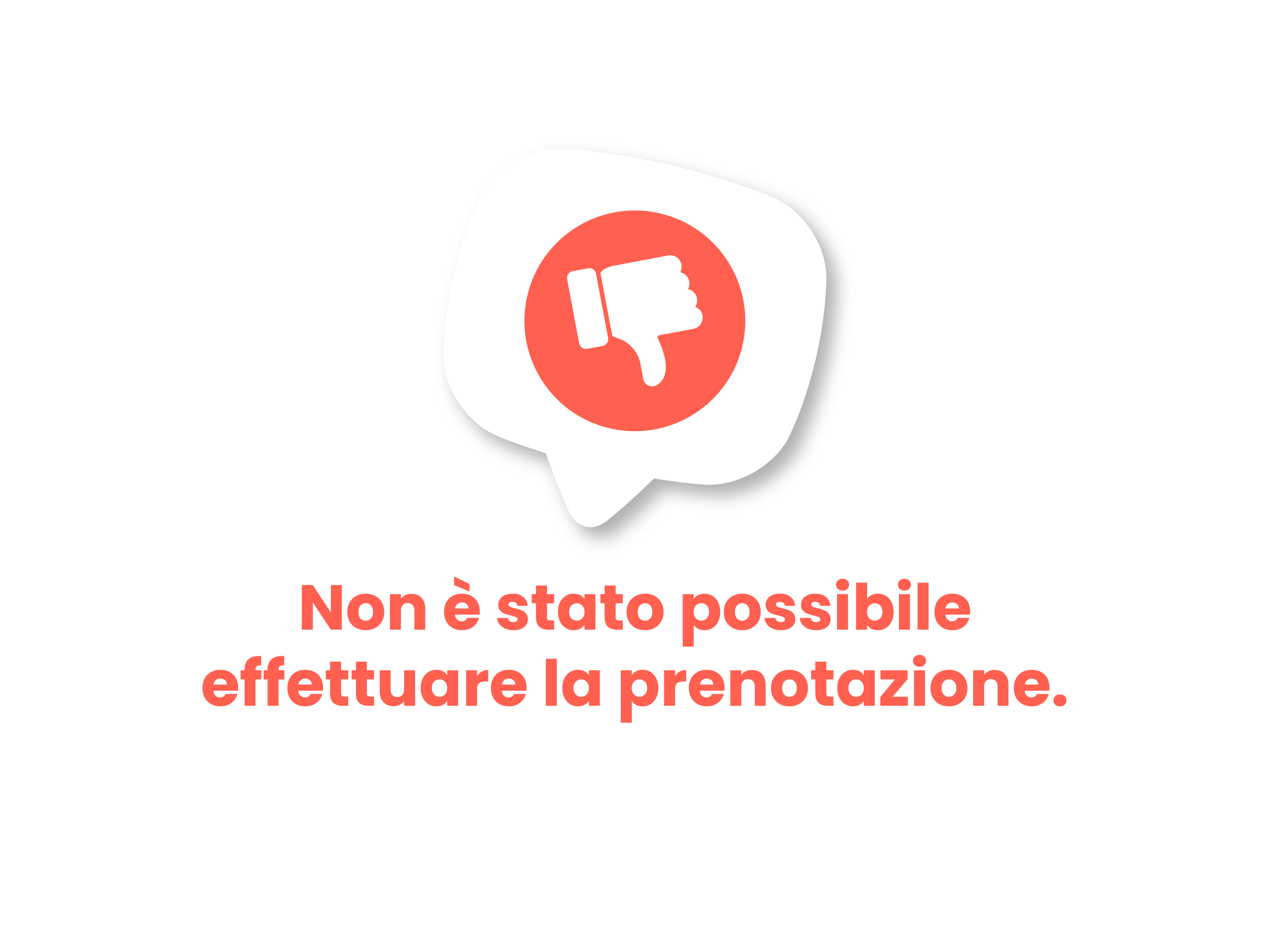 Prenotazione Fallita